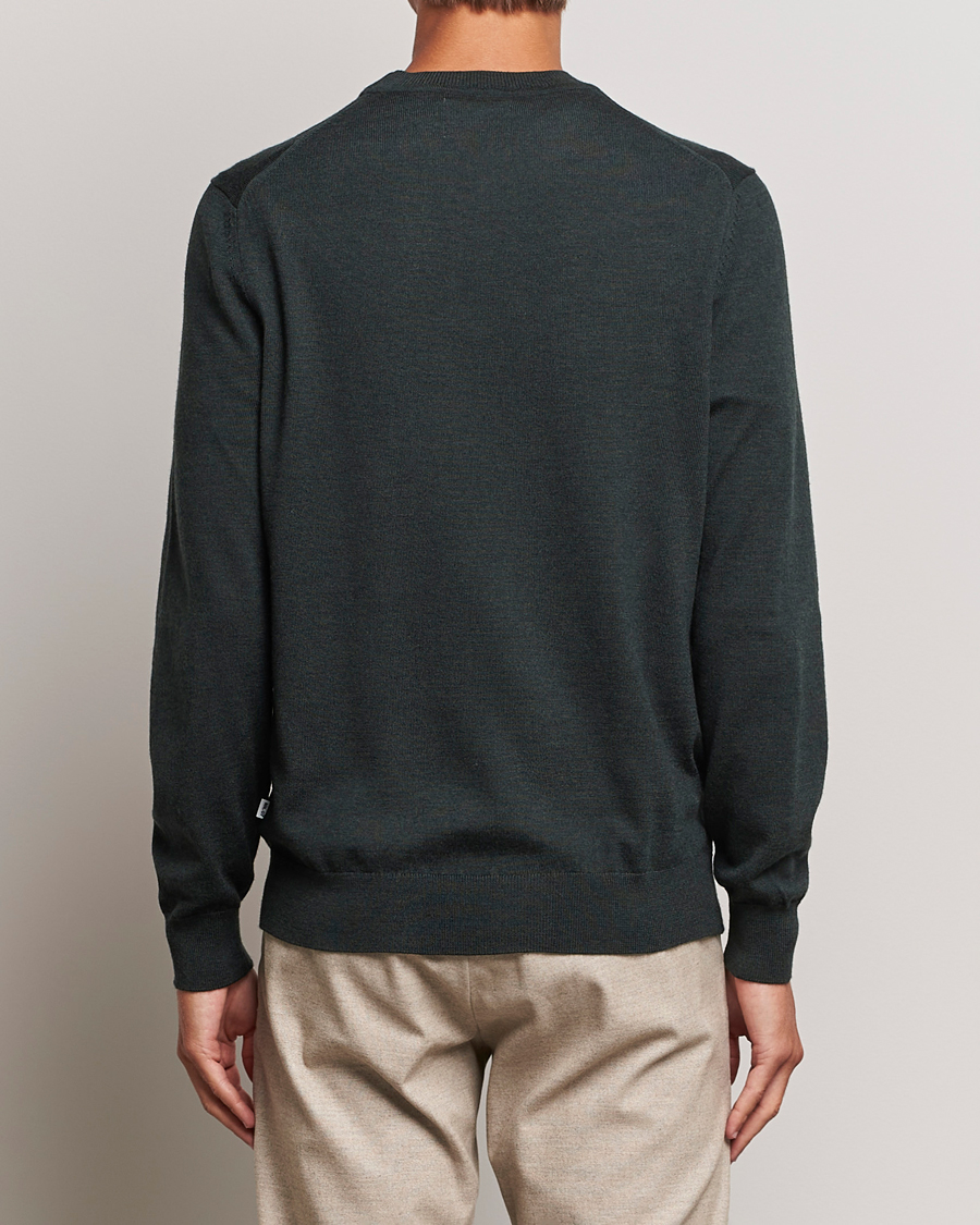 Heren | Truien | NN07 | Ted Merino Crew Neck Pullover Dark Army