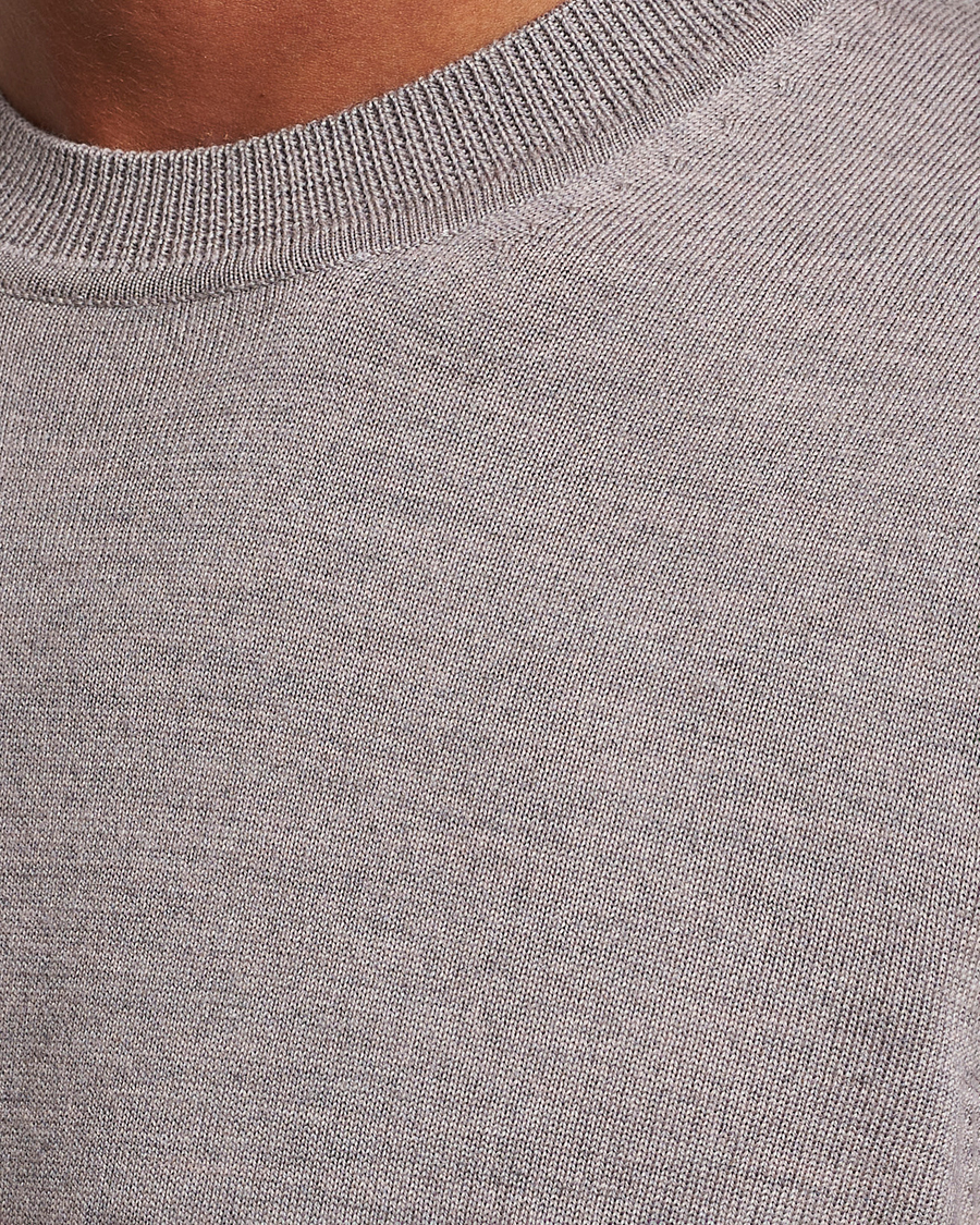 Homme | Pulls Et Tricots | NN07 | Ted Merino Crew Neck Pullover Stone Melange