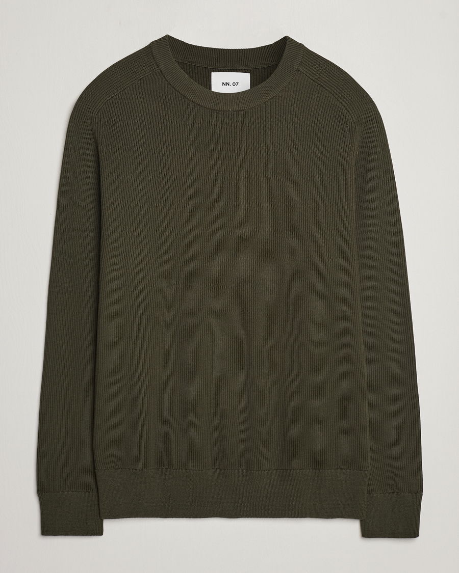 Homme | Pulls Et Tricots | NN07 | Kevin Cotton Knitted Sweater Deep Green