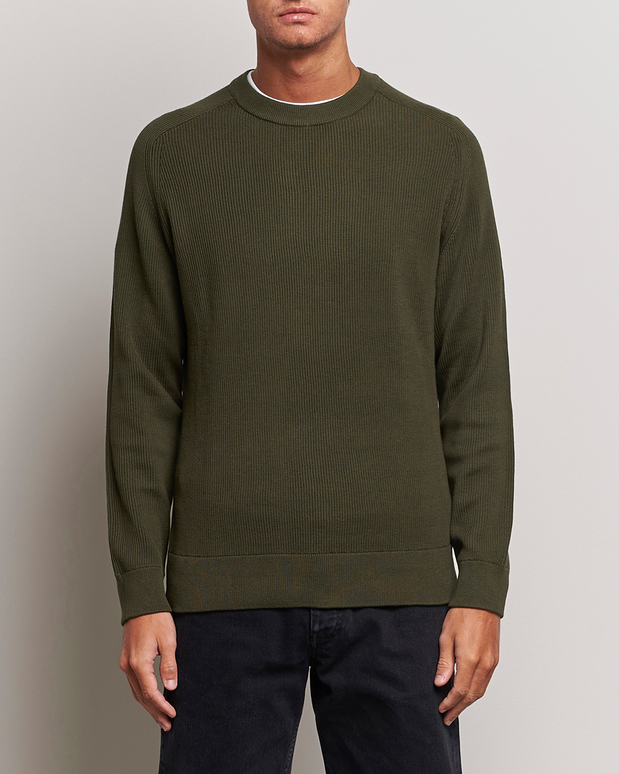 Homme | Pulls Et Tricots | NN07 | Kevin Cotton Knitted Sweater Deep Green