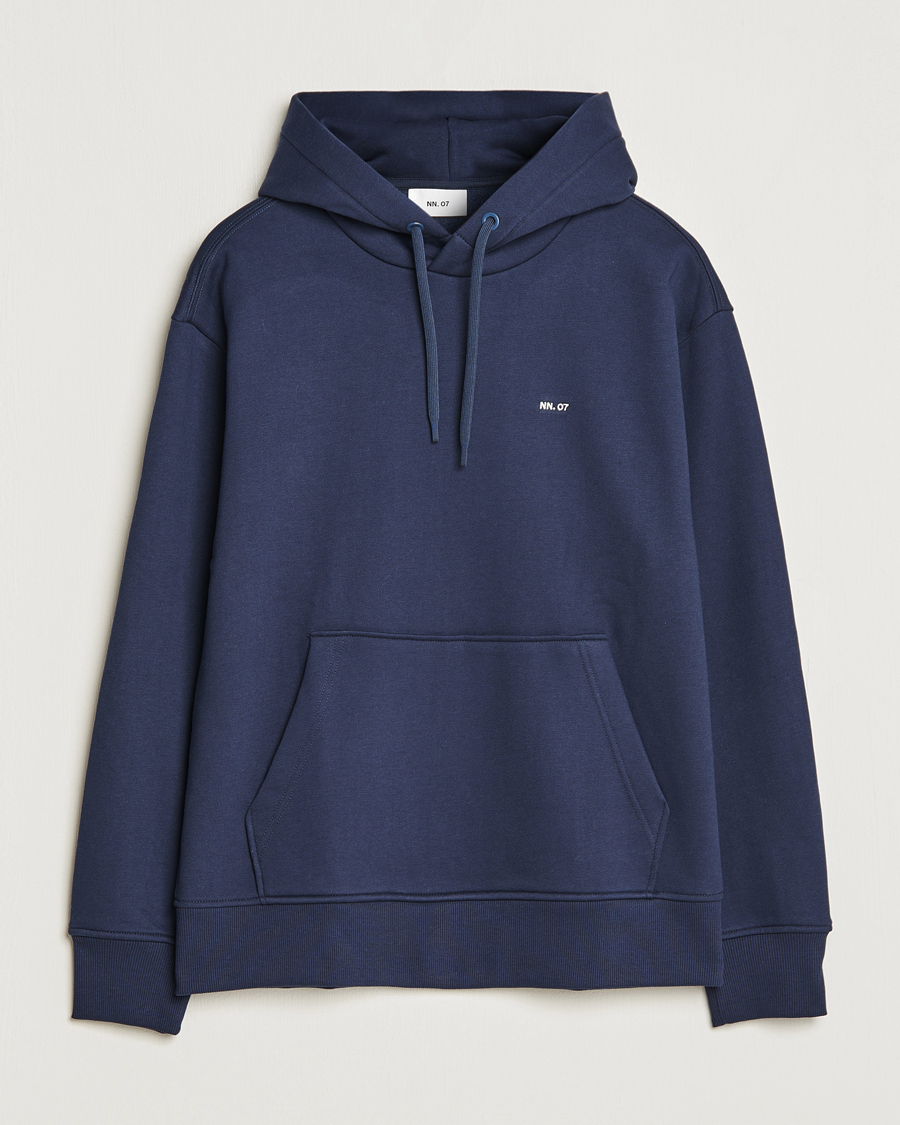 Homme | Pulls Et Tricots | NN07 | Briggs Logo Hoodie Navy Blue