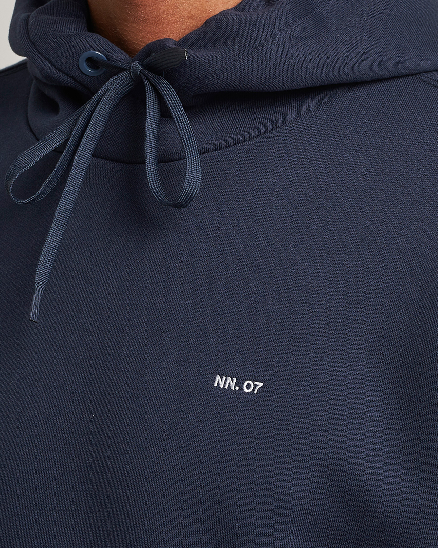Homme | Pulls Et Tricots | NN07 | Briggs Logo Hoodie Navy Blue