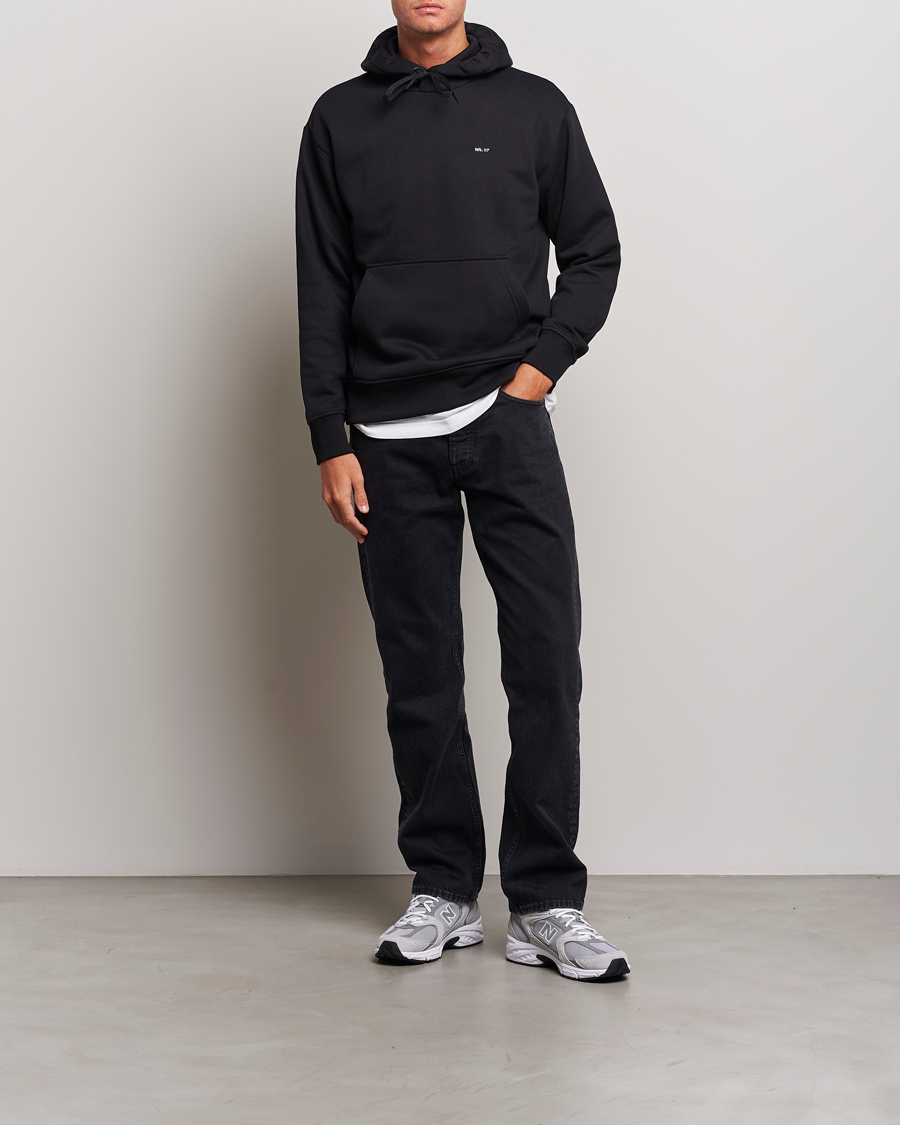 Homme | Pulls Et Tricots | NN07 | Briggs Logo Hoodie Black