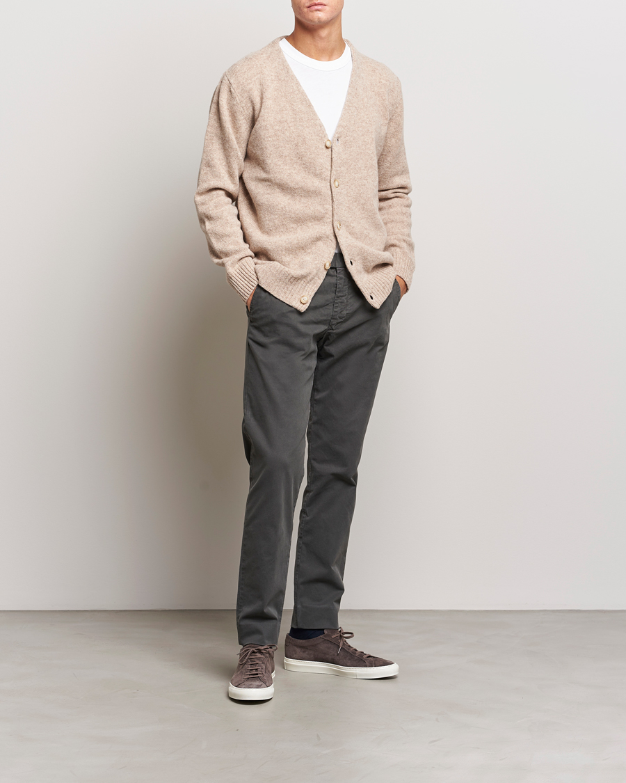 Homme | Pulls Et Tricots | NN07 | Nathan Brushed Cardigan Khaki Melange