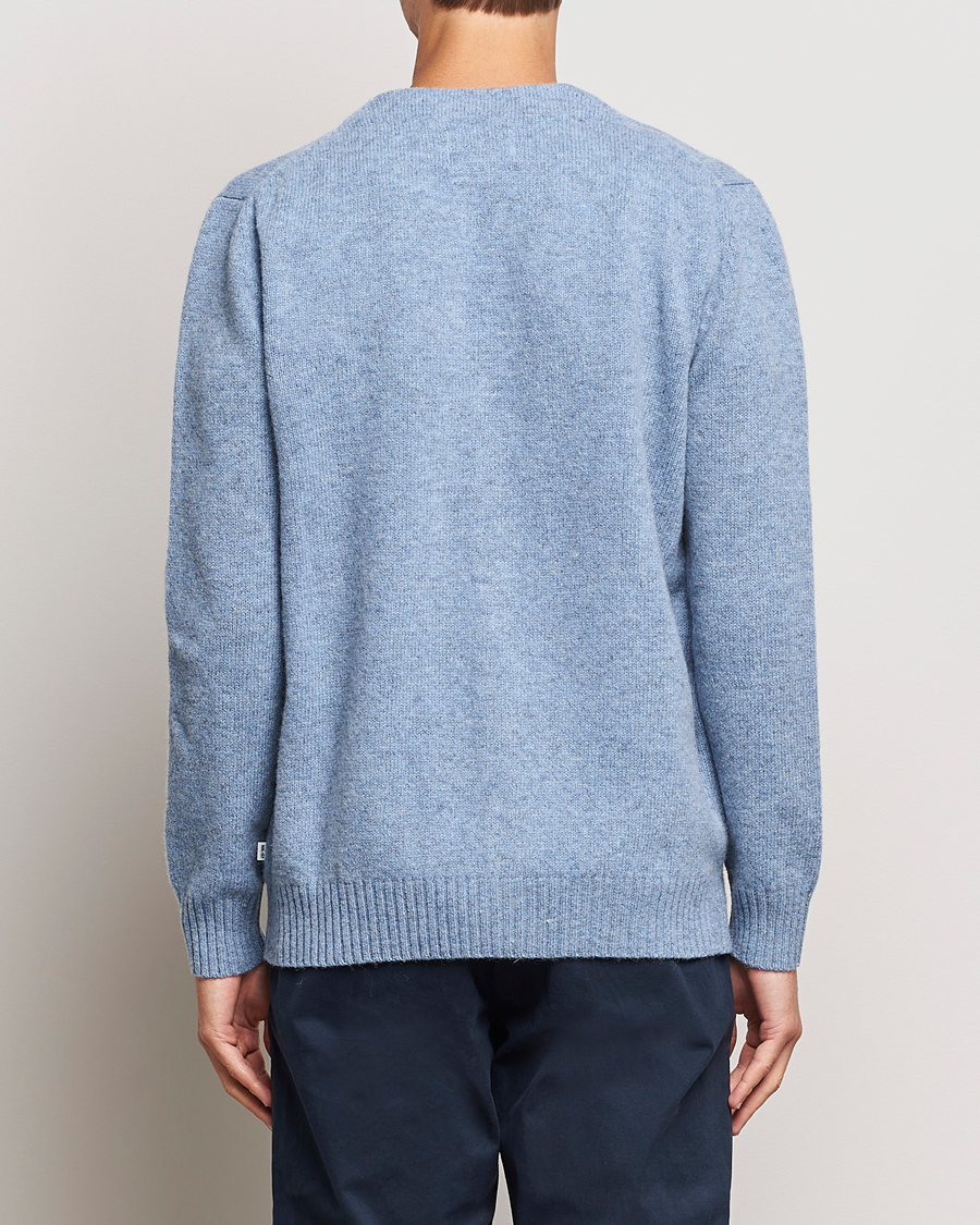 Homme | Pulls Et Tricots | NN07 | Nathan Brushed Cardigan Light Blue Melange