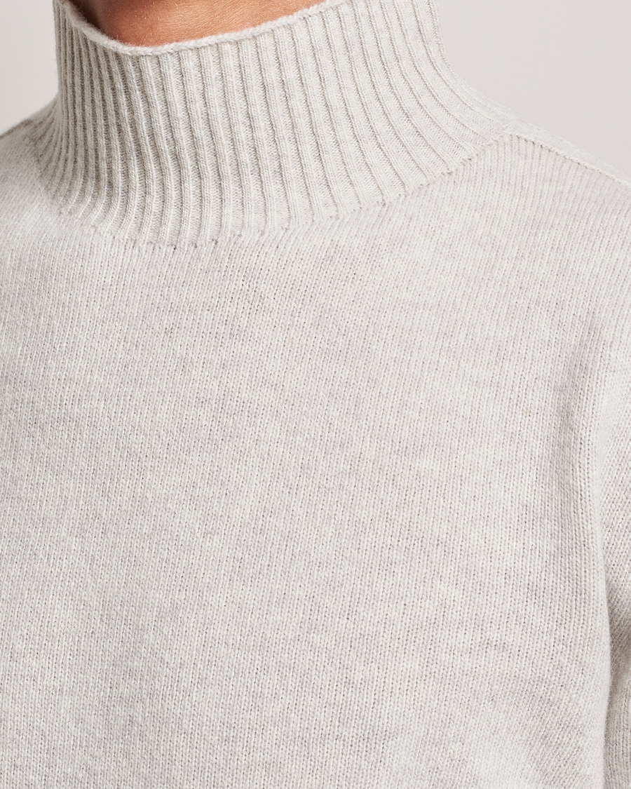 Homme | Pulls Et Tricots | NN07 | Clark Brushed Polo Light Grey Melange