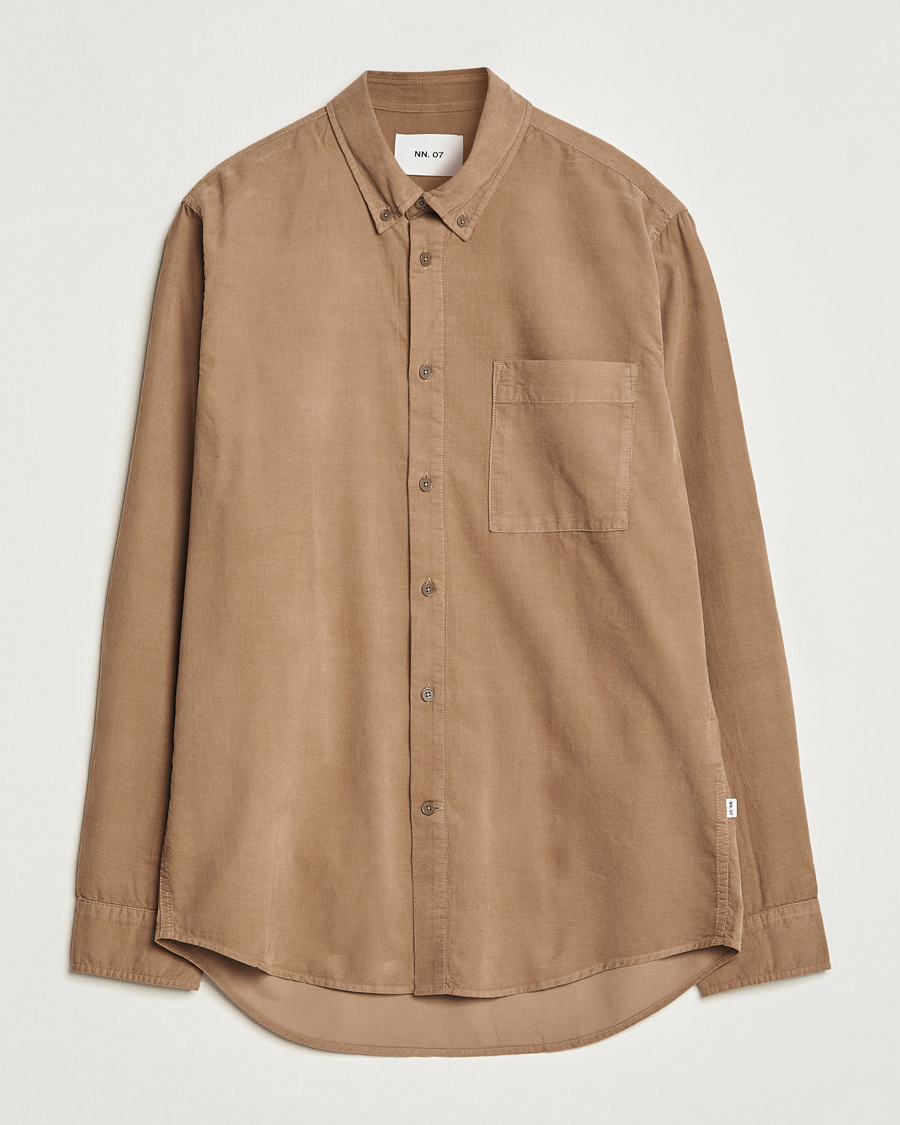 Homme | Chemises | NN07 | Arne Baby Cord Shirt Shitake