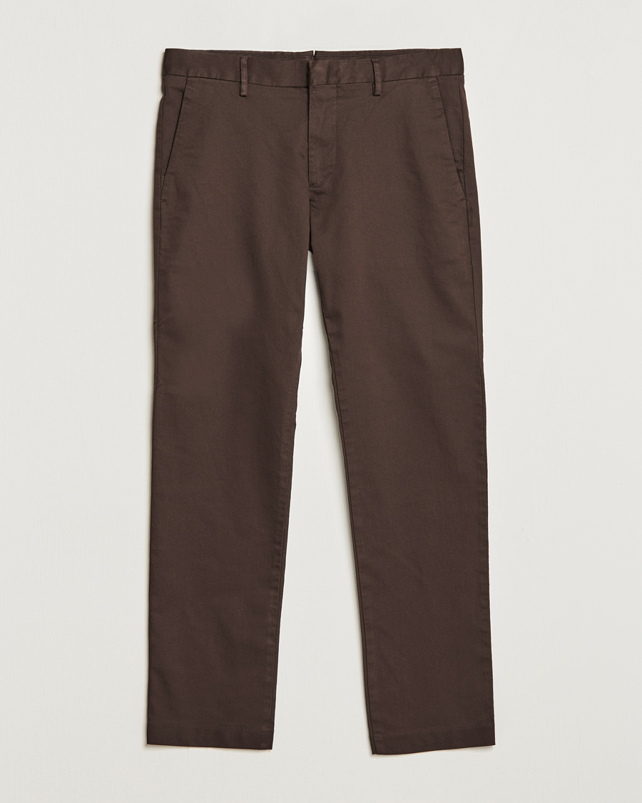 Homme | Pantalons | NN07 | Theo Regular Fit Chinos Demitasse Brown