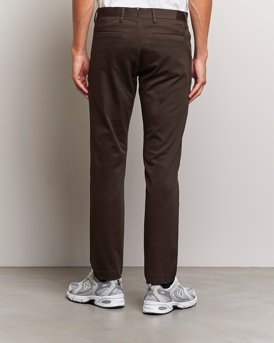 Homme | Pantalons | NN07 | Theo Regular Fit Stretch Chinos Demitase Brown