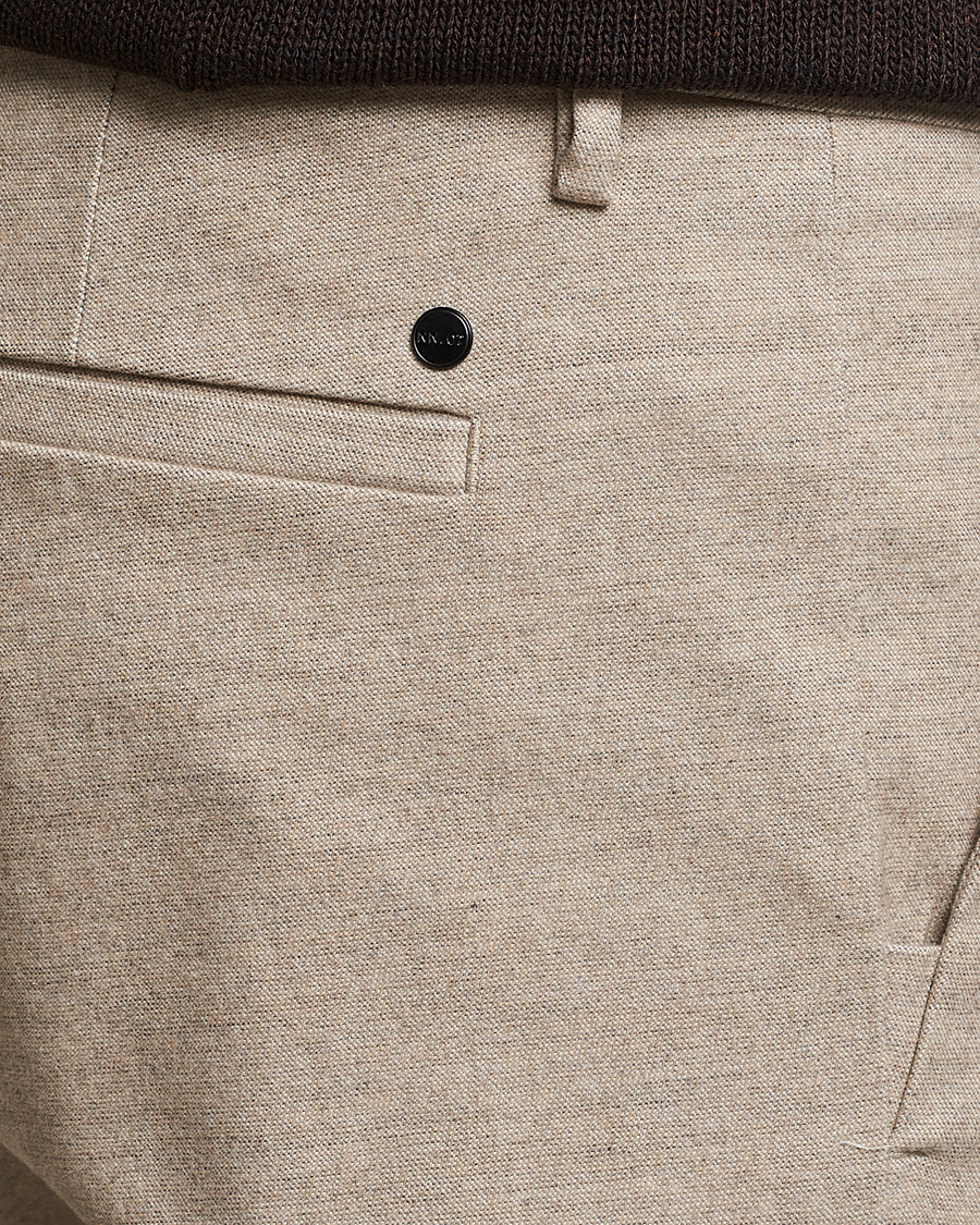 Homme | Pantalons | NN07 | Theo Brushed Cotton Trousers Cement Melange