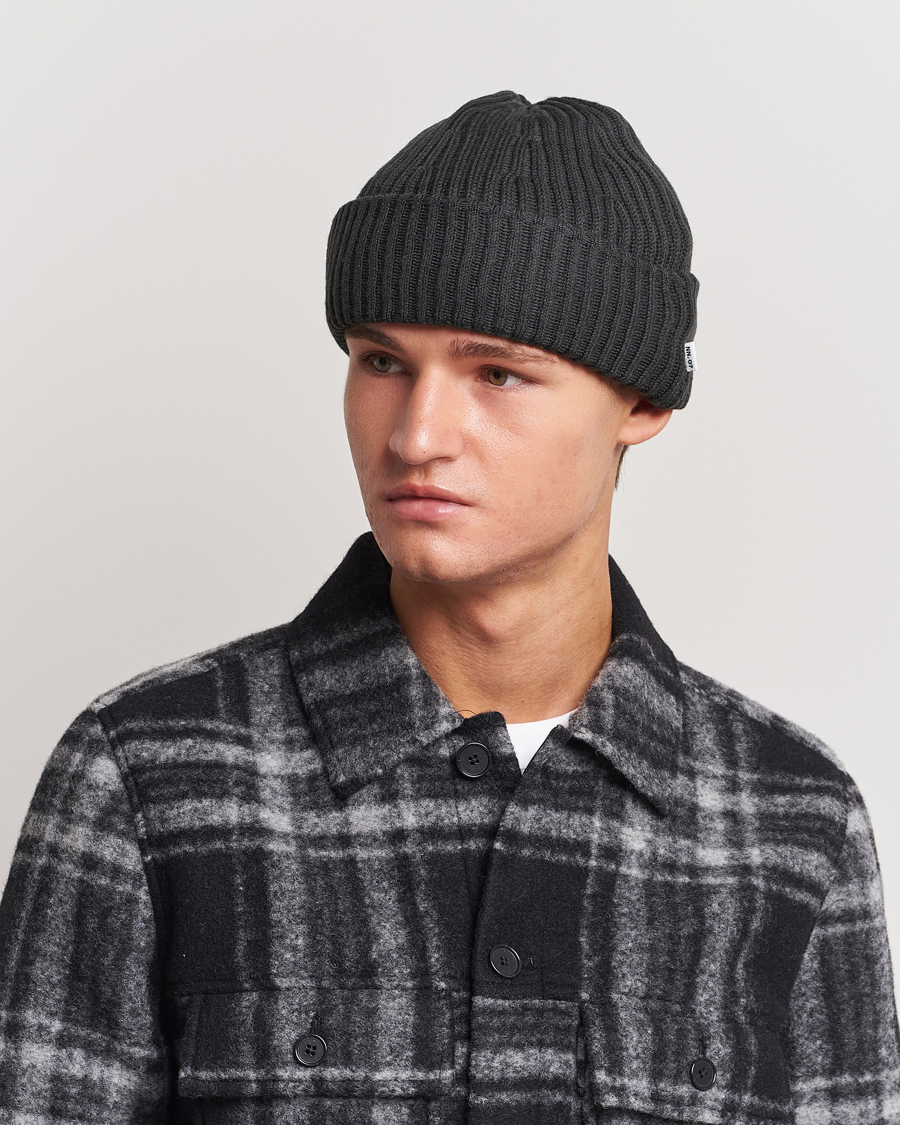 Homme | NN07 Ribbed Hat Dark Army | NN07 | Ribbed Hat Dark Army