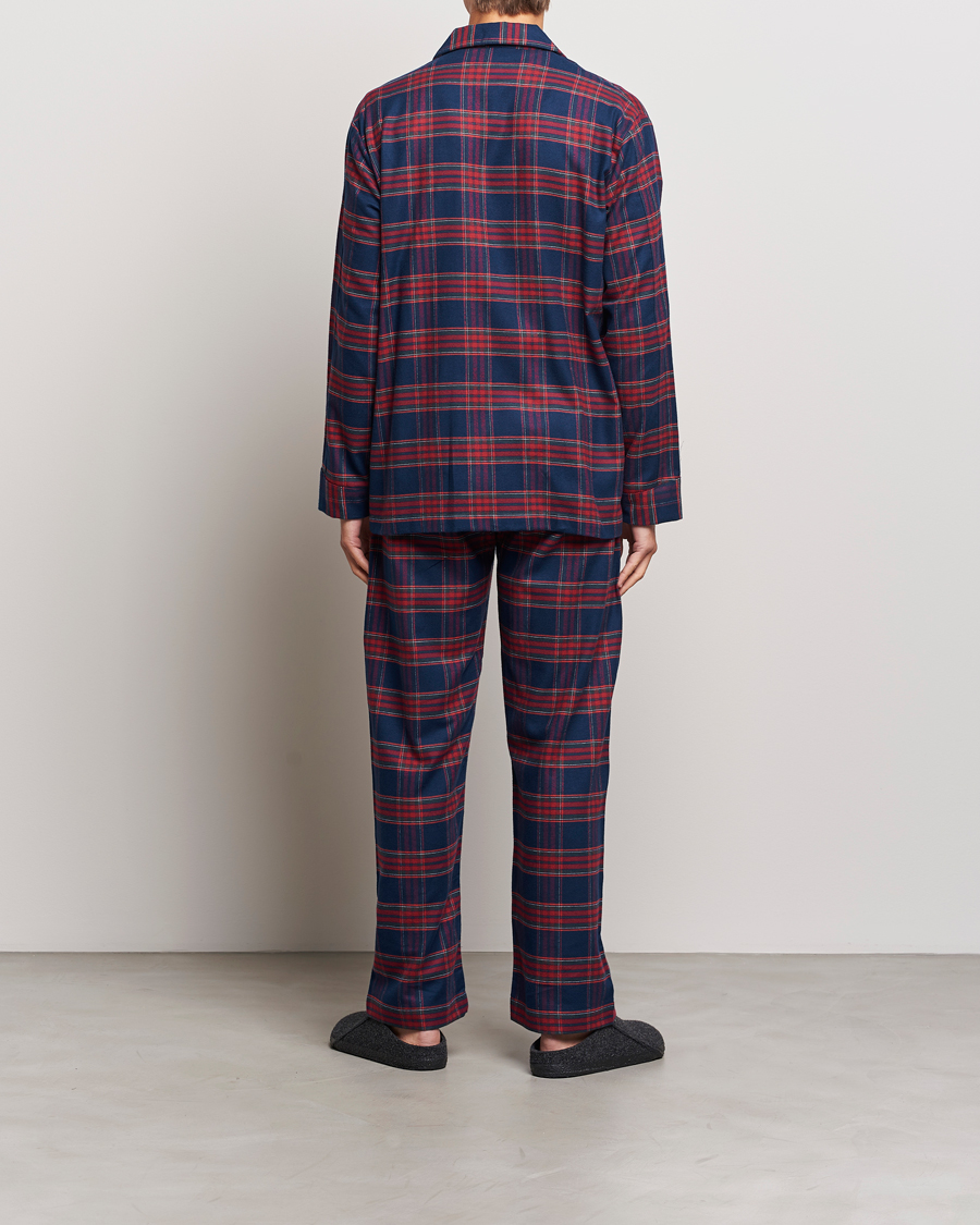 Homme | Peignoirs Et Pyjamas | Derek Rose | Cotton Flannel Checked Pyjama Set Multi