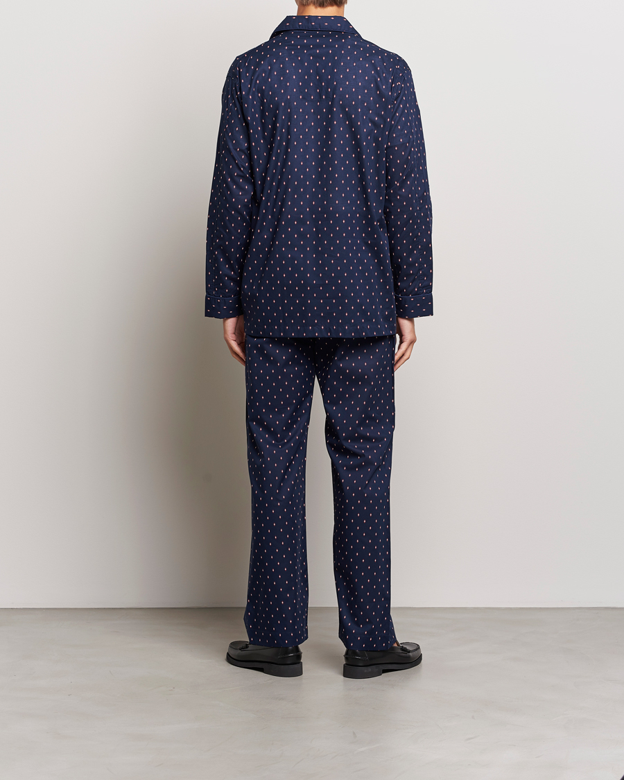 Homme | Peignoirs Et Pyjamas | Derek Rose | Cotton Pyjama Set Navy