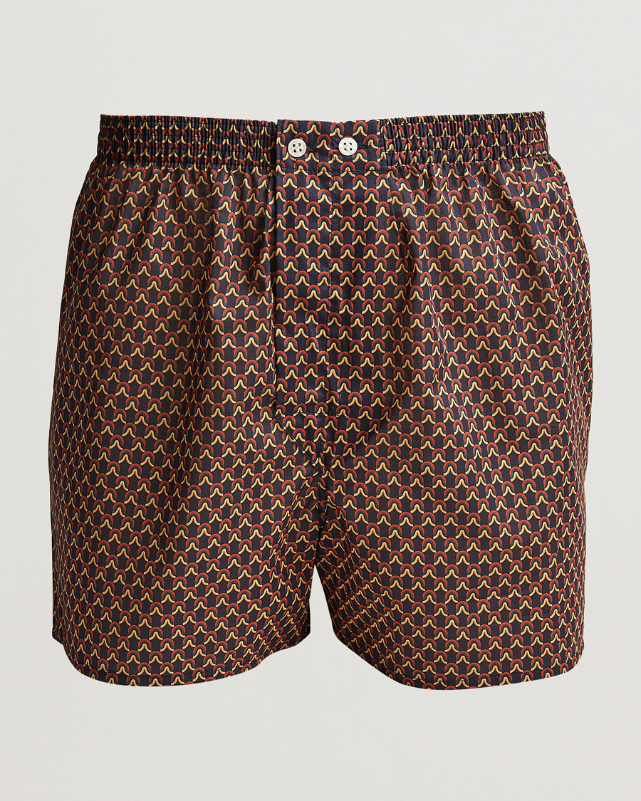 Homme | Sous-Vêtements Et Chaussettes | Derek Rose | Classic Fit Woven Cotton Boxer Shorts Multi