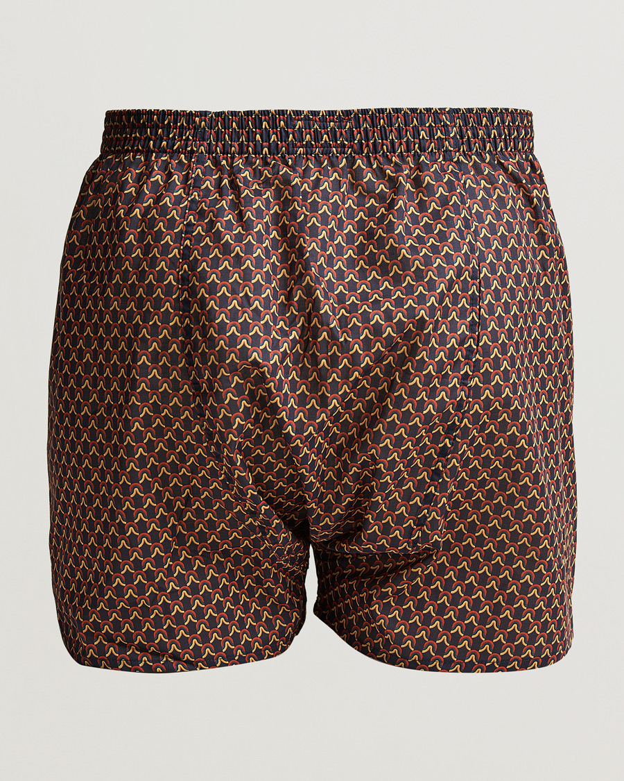 Homme | Sous-Vêtements Et Chaussettes | Derek Rose | Classic Fit Woven Cotton Boxer Shorts Multi