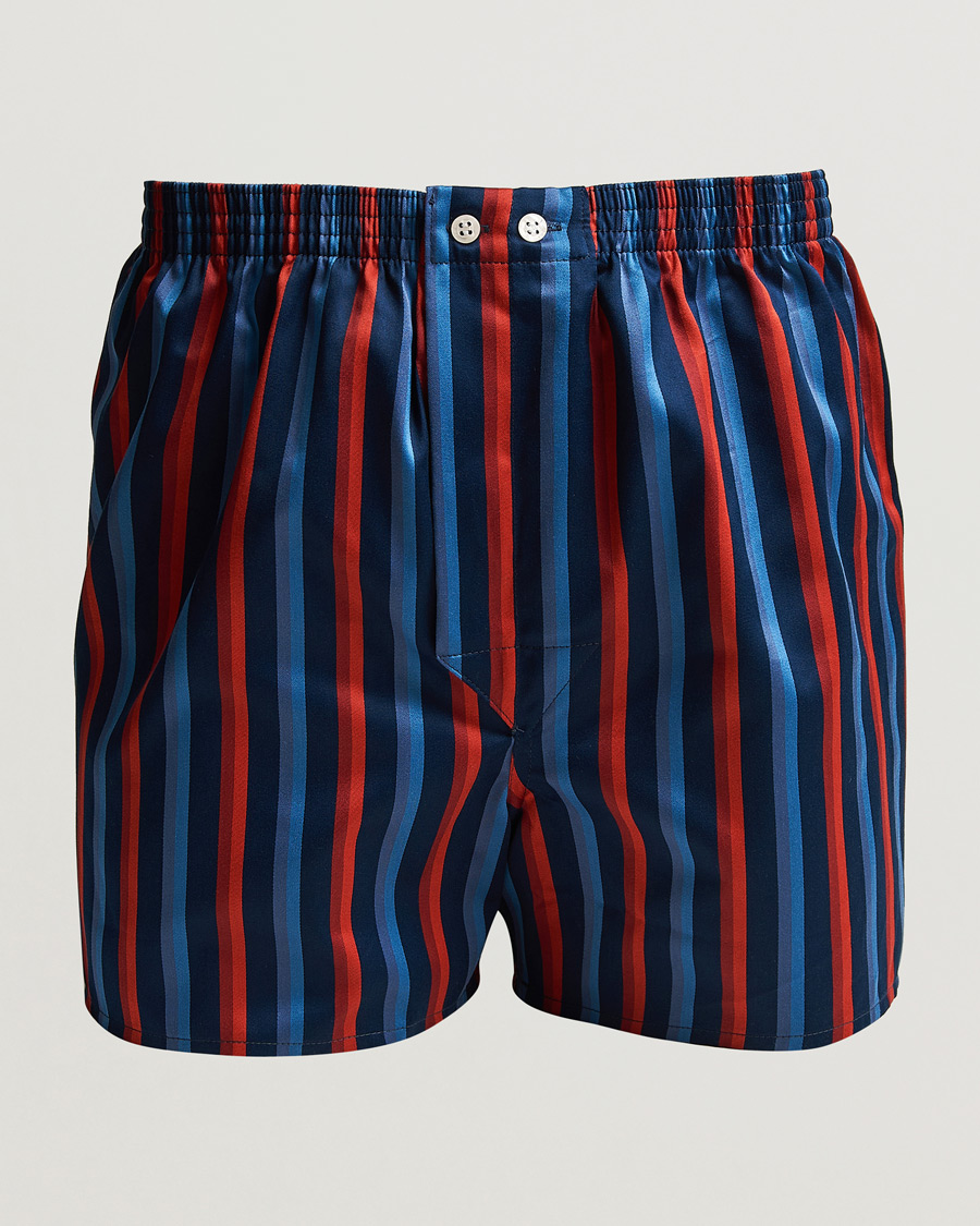 Heren | Ondergoed | Derek Rose | Classic Fit Striped Cotton Boxer Shorts Multi