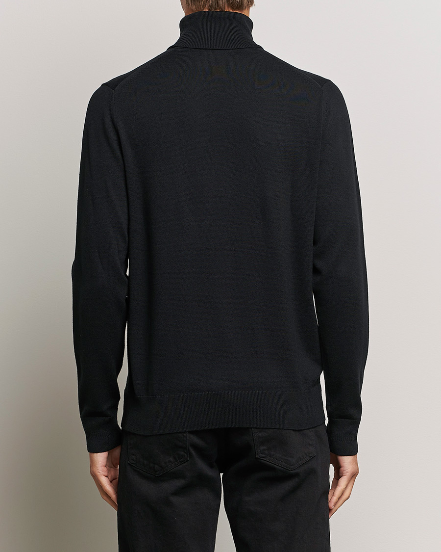 Homme | Pulls Et Tricots | Fred Perry | Knitted Rollneck Jumper Black