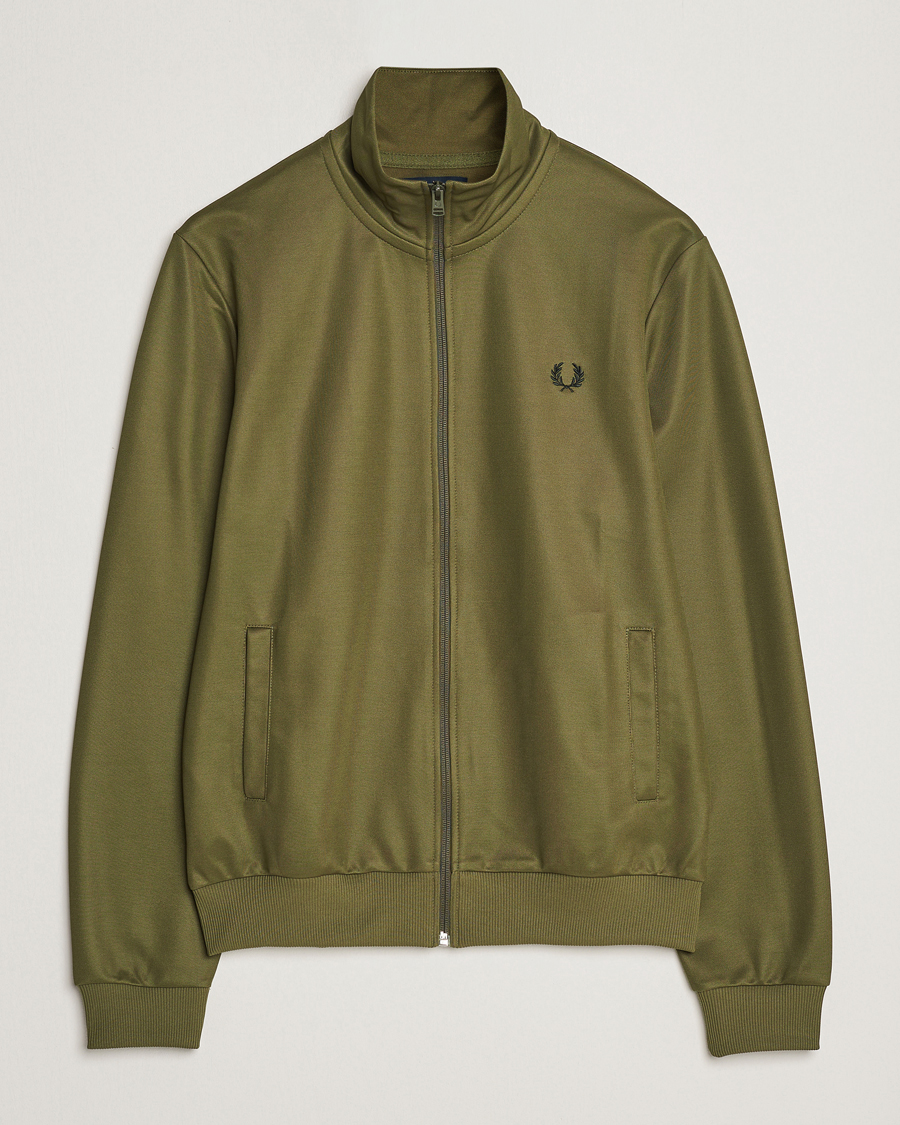 Homme | Pulls Et Tricots | Fred Perry | Track Jacket Uniform Green