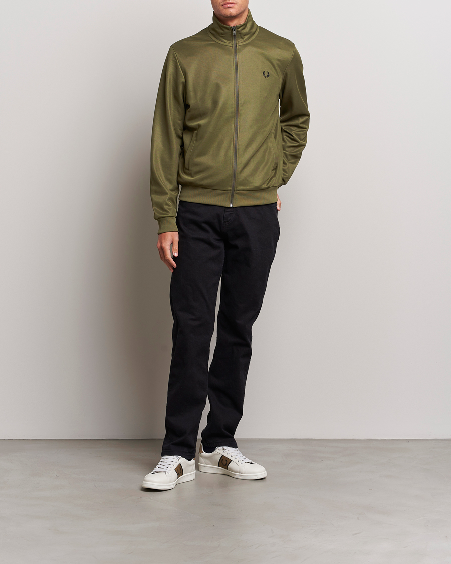 Homme | Pulls Et Tricots | Fred Perry | Track Jacket Uniform Green