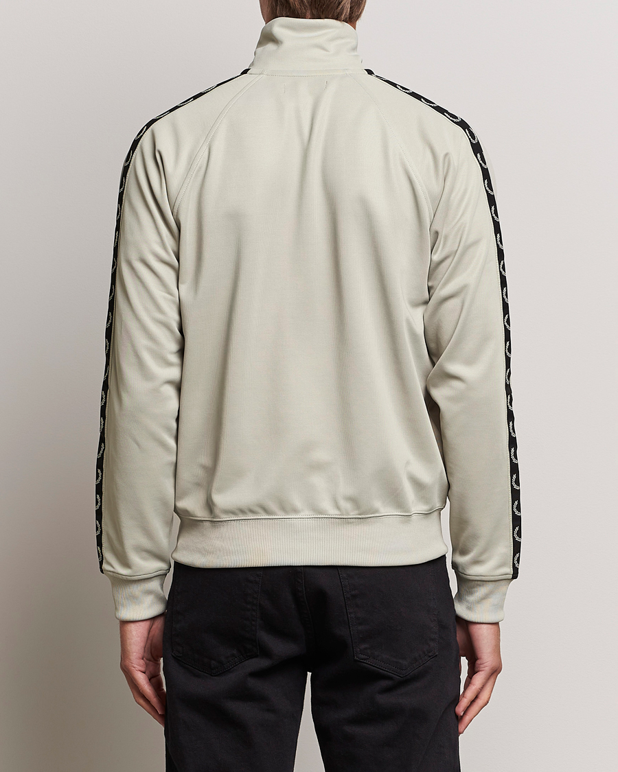 Homme | Pulls Et Tricots | Fred Perry | Taped Track Jacket Light Oyster