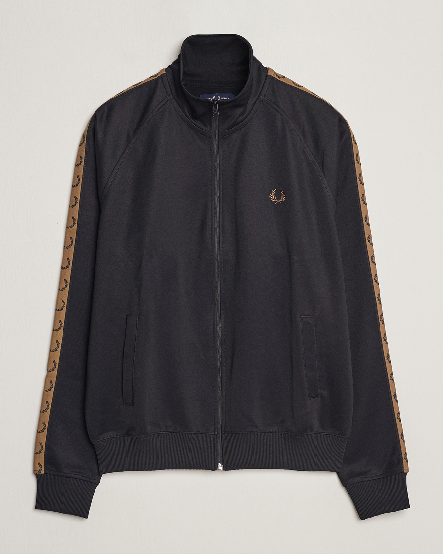 Homme | Pulls Et Tricots | Fred Perry | Taped Track Jacket Black