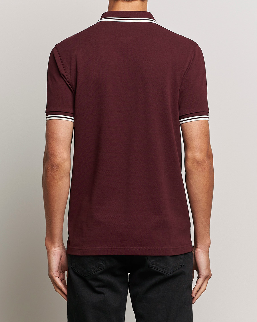 Heren | Polo's | Fred Perry | Twin Tipped Polo Shirt Oxblood