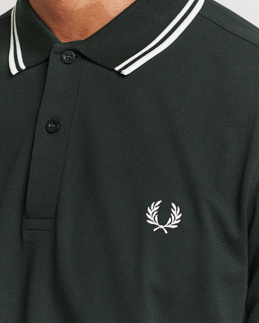Heren | Polo's | Fred Perry | Twin Tipped Polo Shirt Night Green