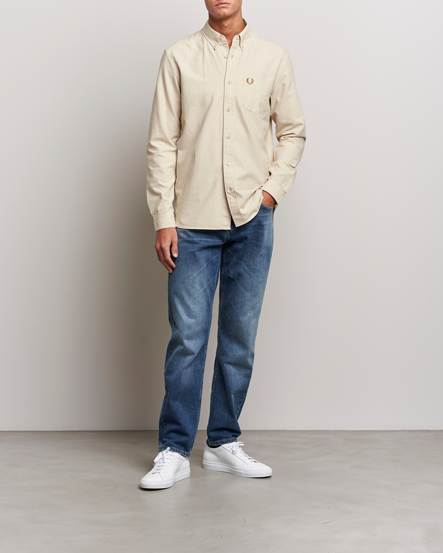 Homme | Chemises | Fred Perry | Oxford Shirt Oatmeal