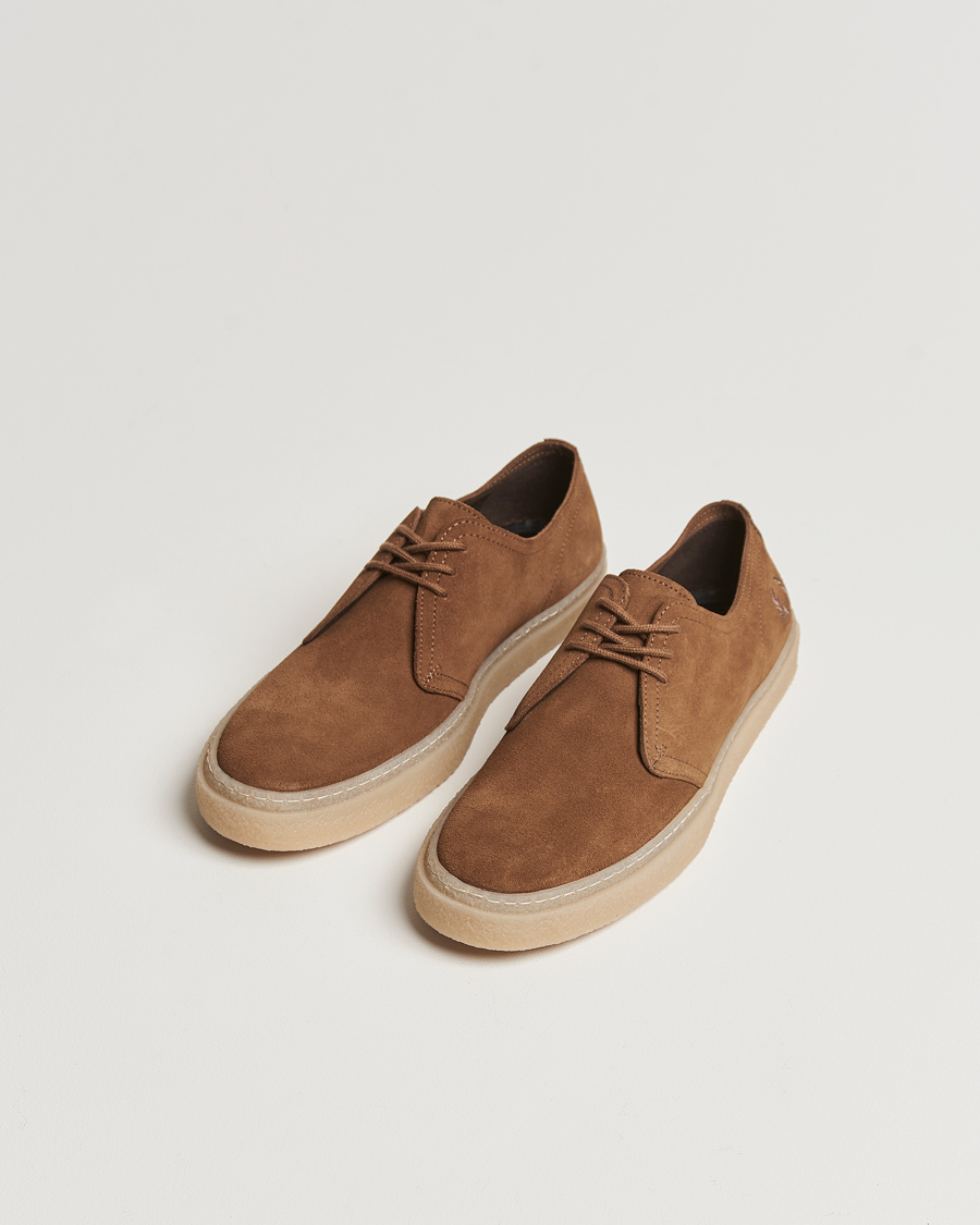 Homme | Fred Perry Linden Suede Derby Shaded Stone | Fred Perry | Linden Suede Derby Shaded Stone
