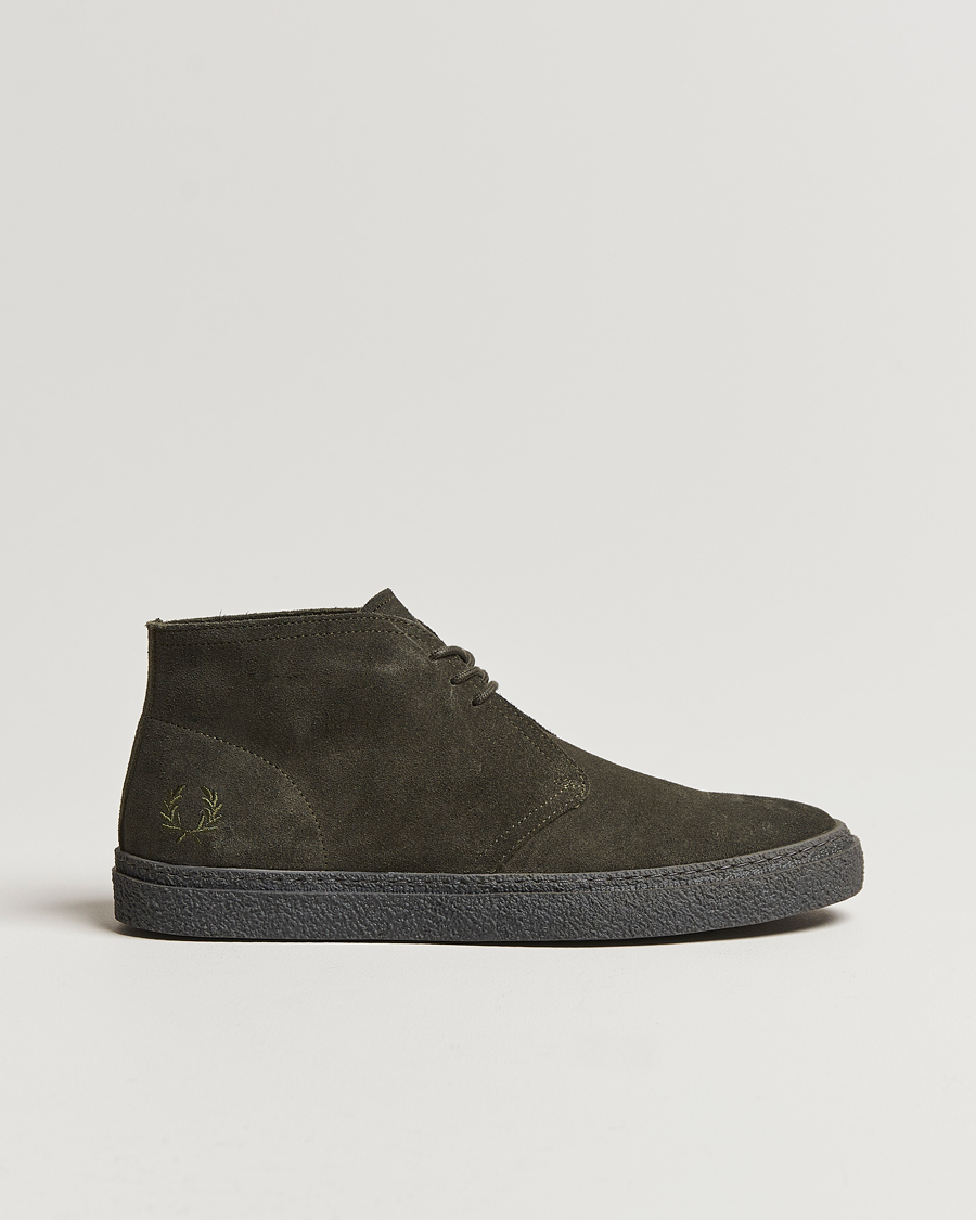 Homme | Fred Perry Hawley Suede Chukka Boot Field Green | Fred Perry | Hawley Suede Chukka Boot Field Green