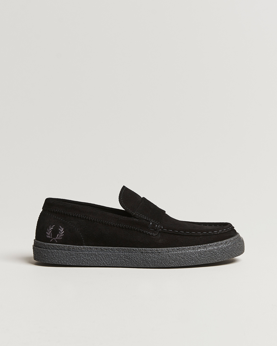 Homme | Fred Perry Dawson Suede Loafer Black | Fred Perry | Dawson Suede Loafer Black