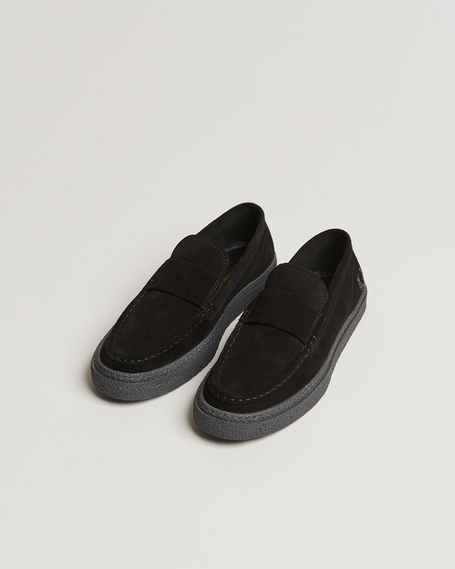 Homme | Fred Perry Dawson Suede Loafer Black | Fred Perry | Dawson Suede Loafer Black
