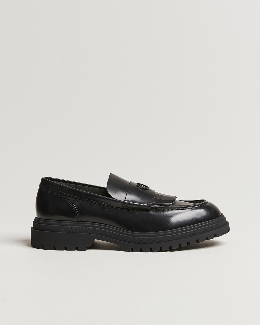 Homme | Fred Perry FP Leather Loafer Black | Fred Perry | FP Leather Loafer Black