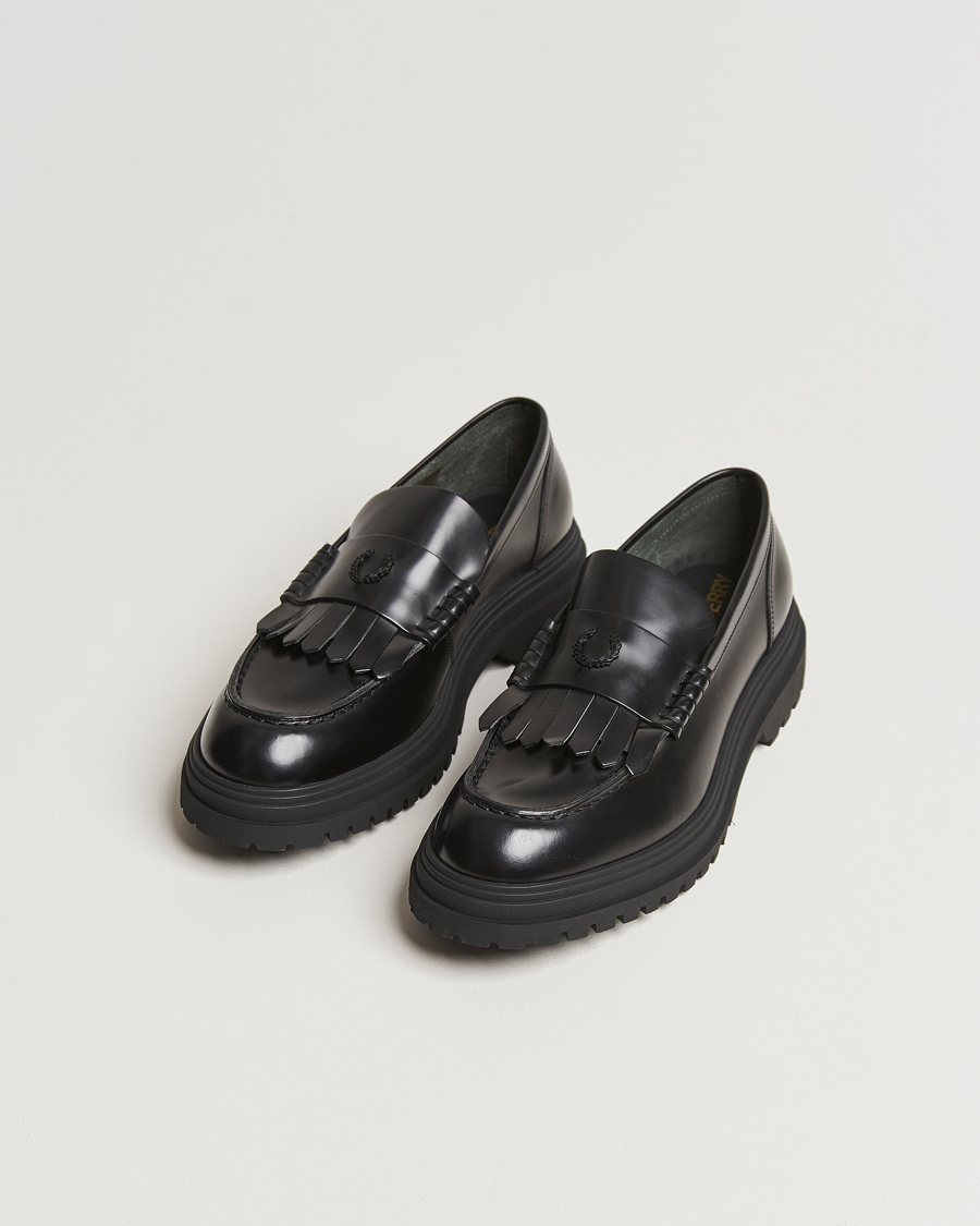 Homme | Fred Perry FP Leather Loafer Black | Fred Perry | FP Leather Loafer Black