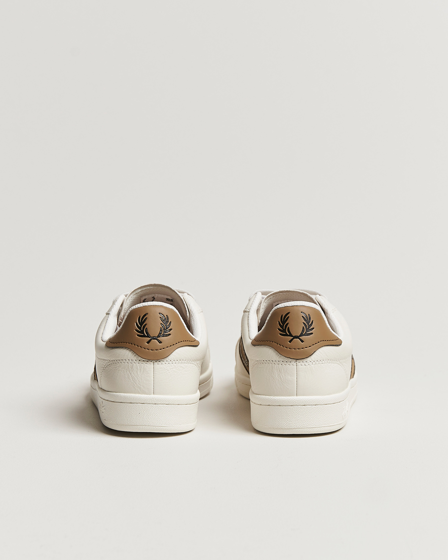 Homme | Fred Perry B721 Leather Sneaker White/Porcelin Black | Fred Perry | B721 Leather Sneaker White/Porcelin Black