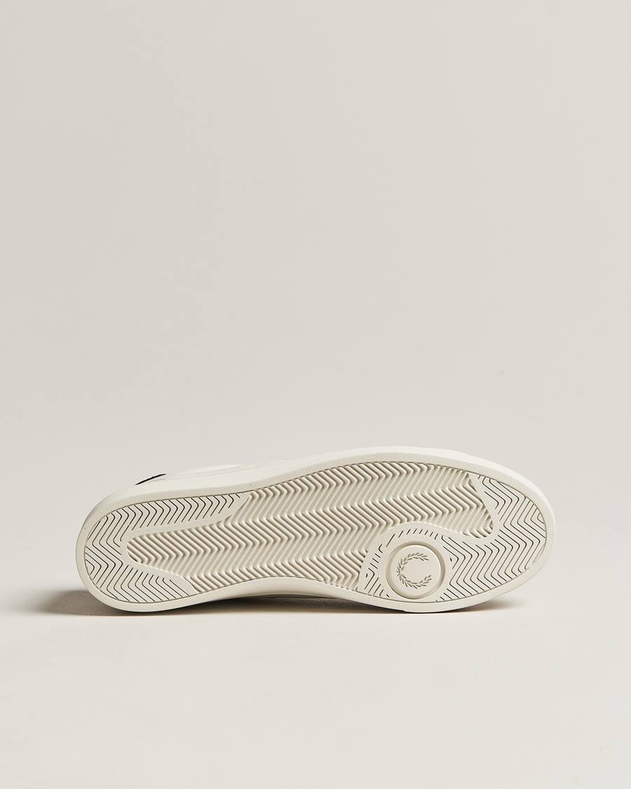 Homme | Baskets | Fred Perry | Spencer Leather Sneakers Porcelain/Navy