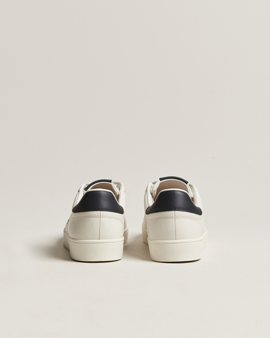 Homme | Baskets | Fred Perry | Spencer Leather Sneakers Porcelain/Navy