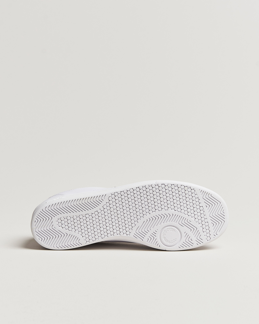 Homme | Baskets | Fred Perry | B721 Leather Sneakers White/Navy