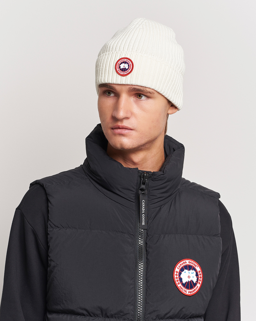 Homme | Canada Goose Arctic Disc Rib Toque Cottongrass | Canada Goose | Arctic Disc Rib Toque Cottongrass