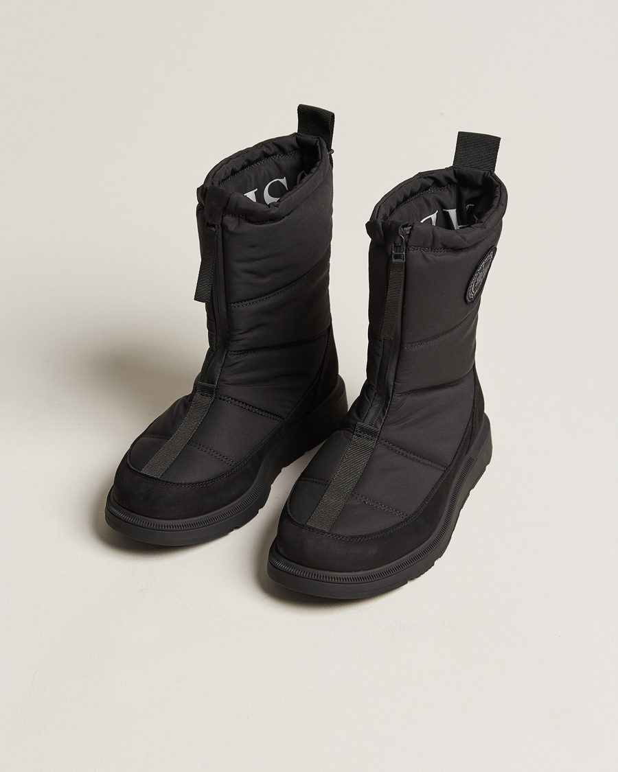 Homme | Canada Goose Crofton Fold Down Puffer Boot Black | Canada Goose | Crofton Fold Down Puffer Boot Black