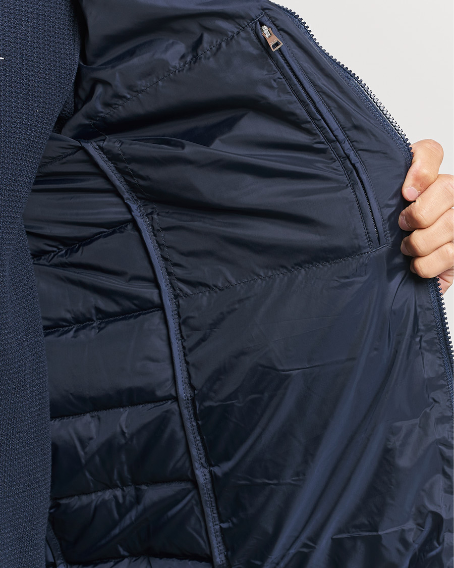 Homme | Manteaux Et Vestes | GANT | Light Down Hooded Jacket Evening Blue