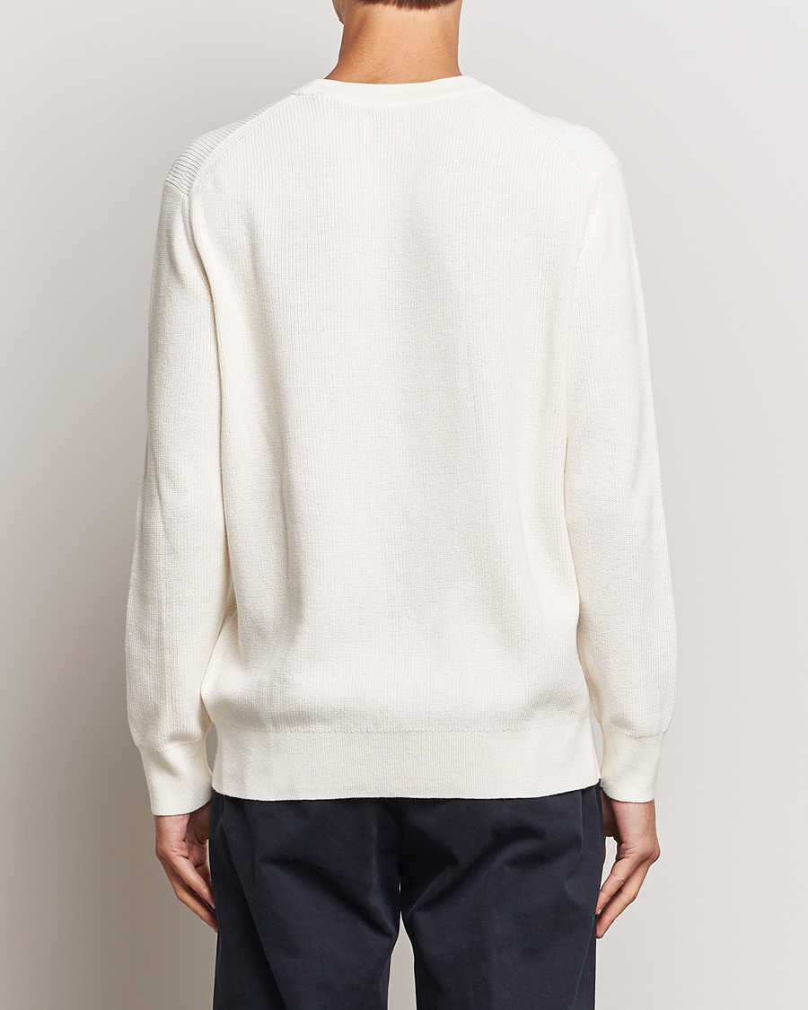Homme | Pulls Et Tricots | GANT | Cotton/Wool Rib Knitted Crew Neck Cream
