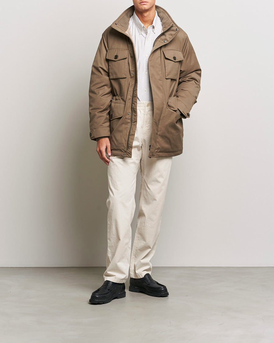 Homme | Manteaux Et Vestes | GANT | Flannel Padded Field jacket Desert Brown