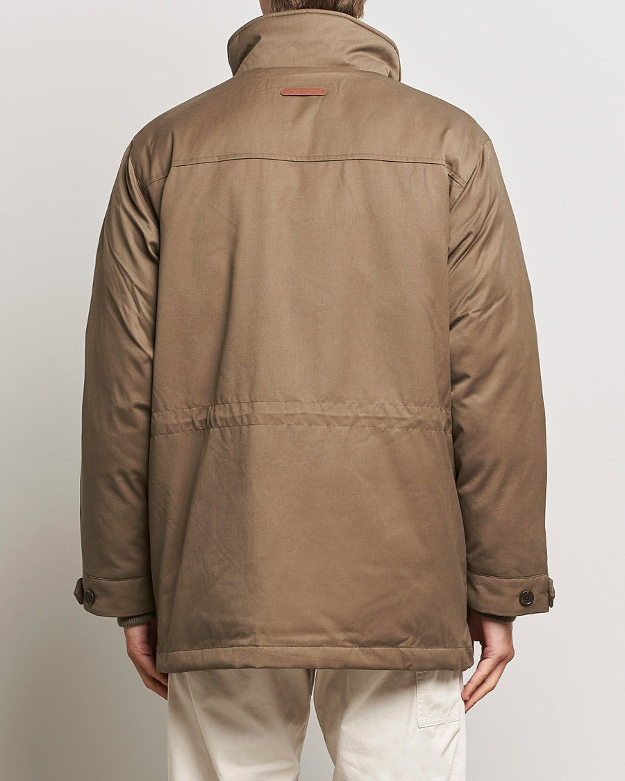 Homme | Manteaux Et Vestes | GANT | Flannel Padded Field jacket Desert Brown