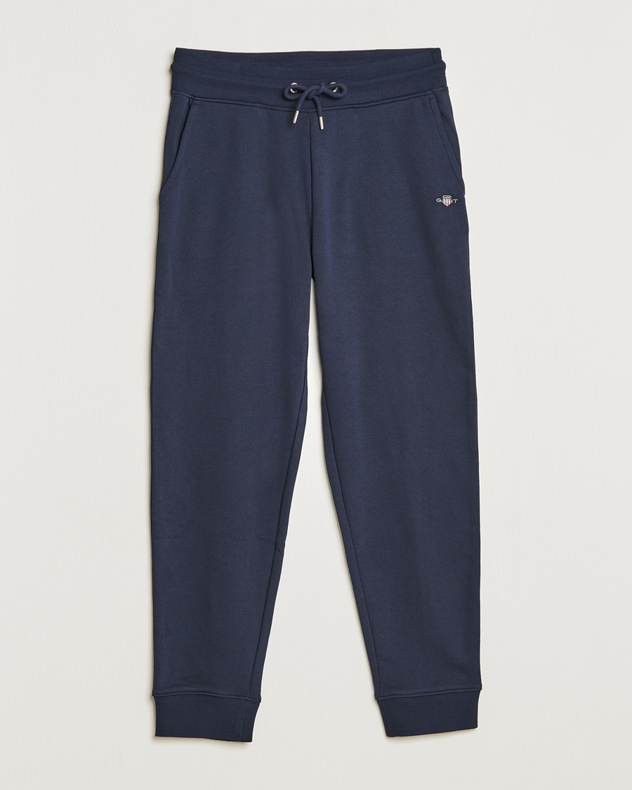 Heren | Broeken | Gant | Original Sweatpant Evening Blue