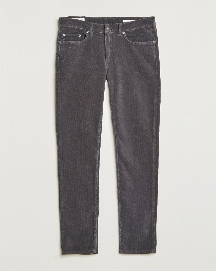 Heren | Broeken | GANT | Cord 5-Pocket Jeans Antracite