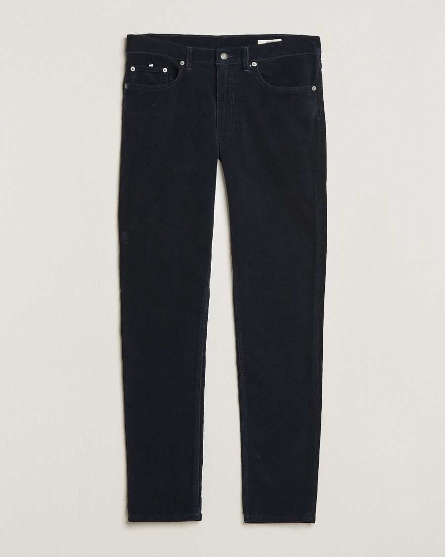 Homme | Pantalons | Gant | Cord 5-Pocket Jeans Evening Blue