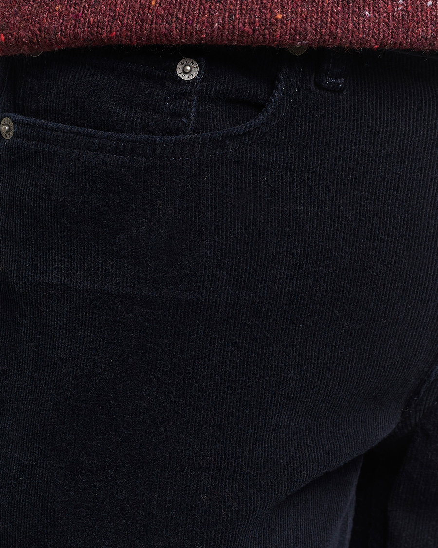 Homme | Pantalons | Gant | Cord 5-Pocket Jeans Evening Blue