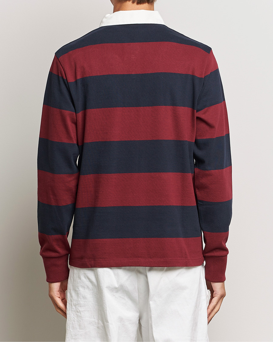 Heren | Truien | GANT | Original Barstripe Heavy Rugger Plumped Red