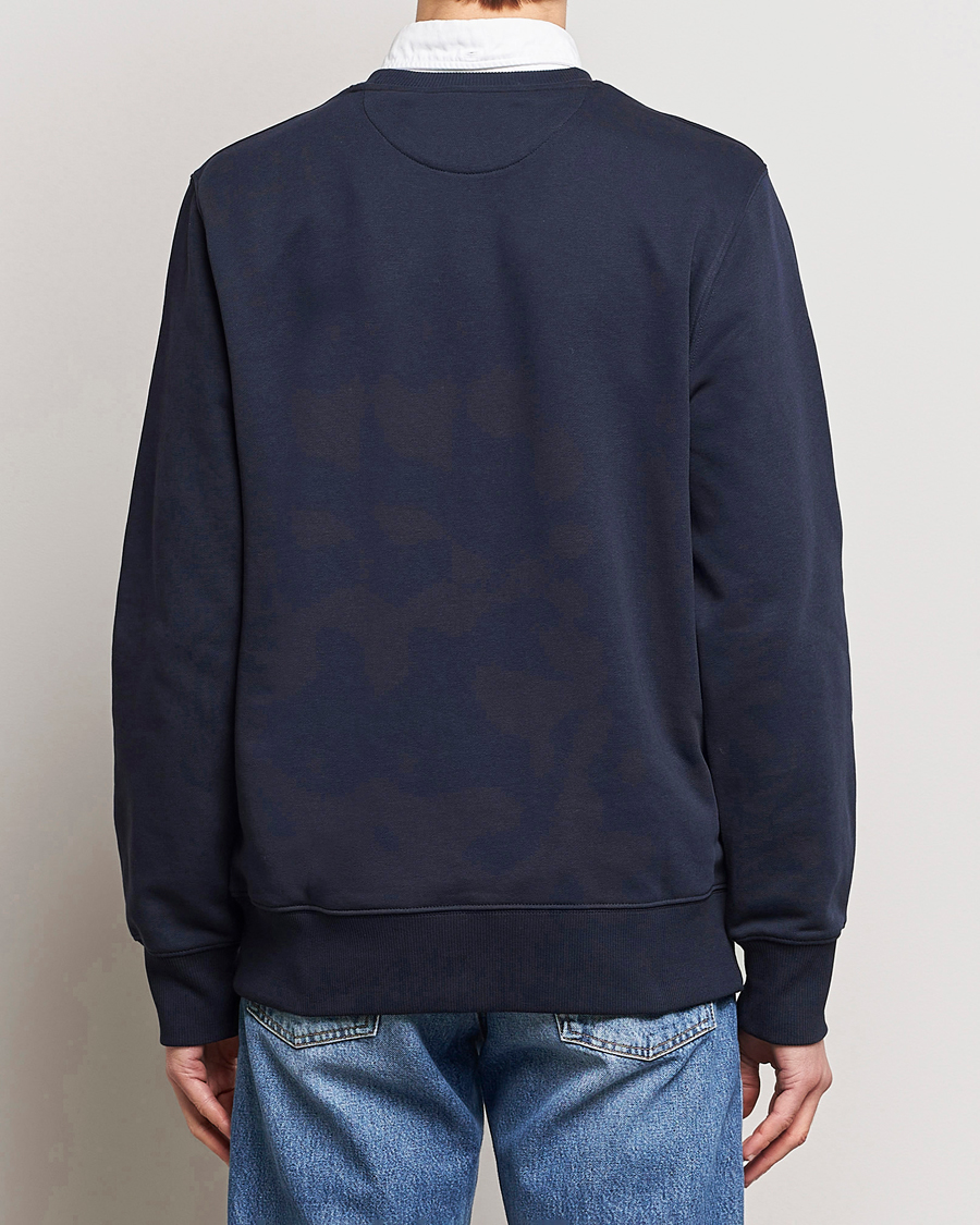 Homme | Pulls Et Tricots | Gant | Original Crew Neck Sweatshirt Evening Blue